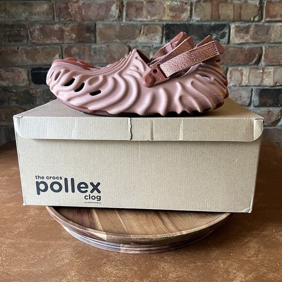 Crocs Salehe Bembury Pollex Clog Shoes Comfort Size 10 Pale Blush 207393-6RL - Picture 1 of 16